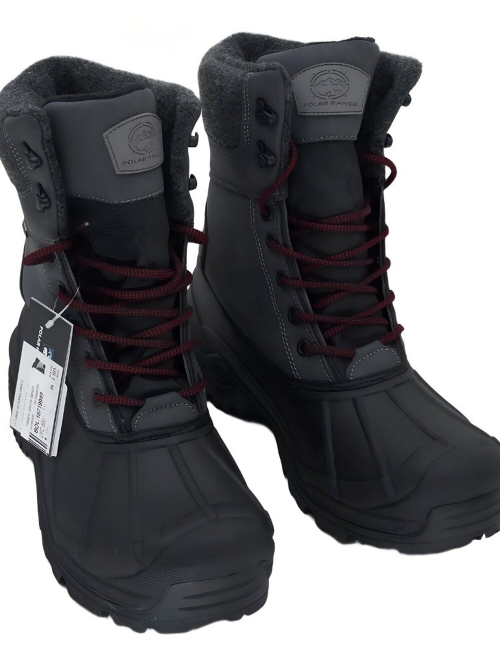 Polar Range Men's Tasco-01 Brown Cold Weather Snow Boots 11